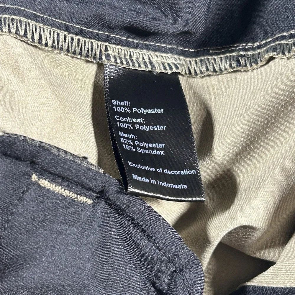 Proof by Huckberry Mens Performance Shorts Sz 30 Khaki Stretch Unlined